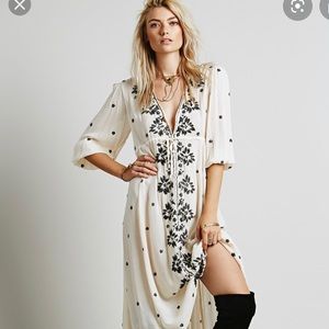 free people popular embroidery dress